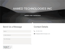 Tablet Screenshot of aamedtechnologies.com